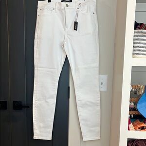 Express White Skinny Jeans